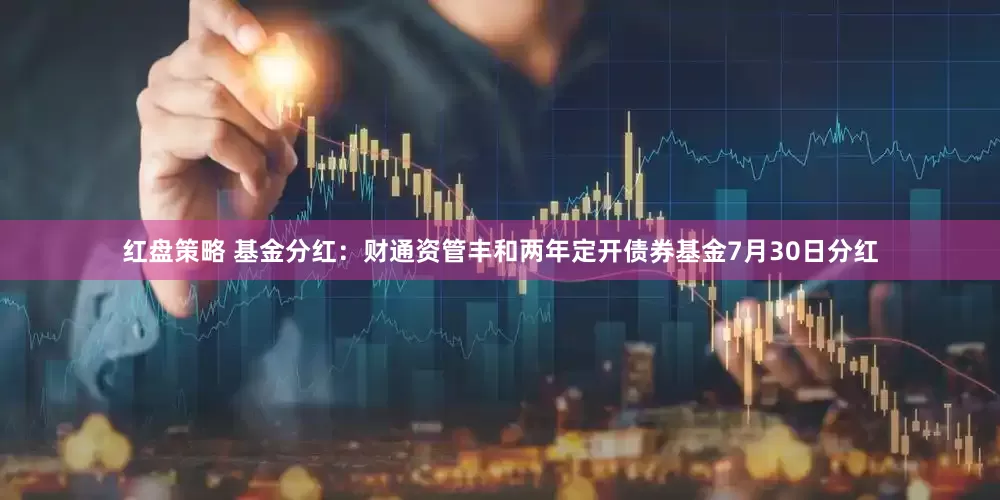 红盘策略 基金分红:财通资管丰和两年定开债券基金7月30日分红